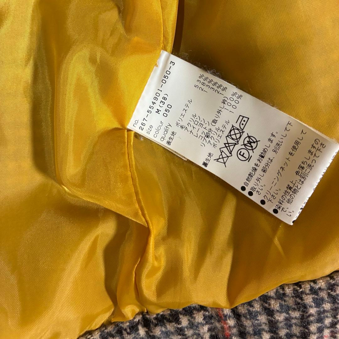 2wayチェック柄 アウター マリークワント MARY QUANT ジャケット