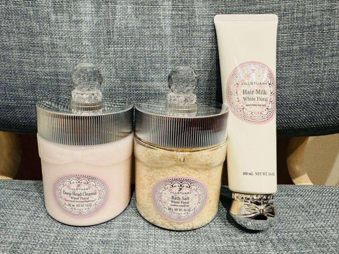ジルスチュアート　バスソルト　ヘアミルク　ヘッドクレンズ　セット