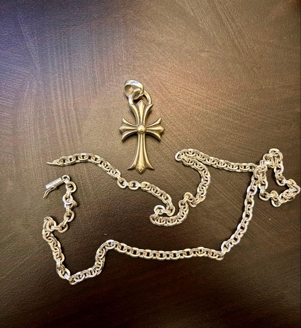 CHROME HEARTS CHクロス　ペーパーチェーン55cmセット