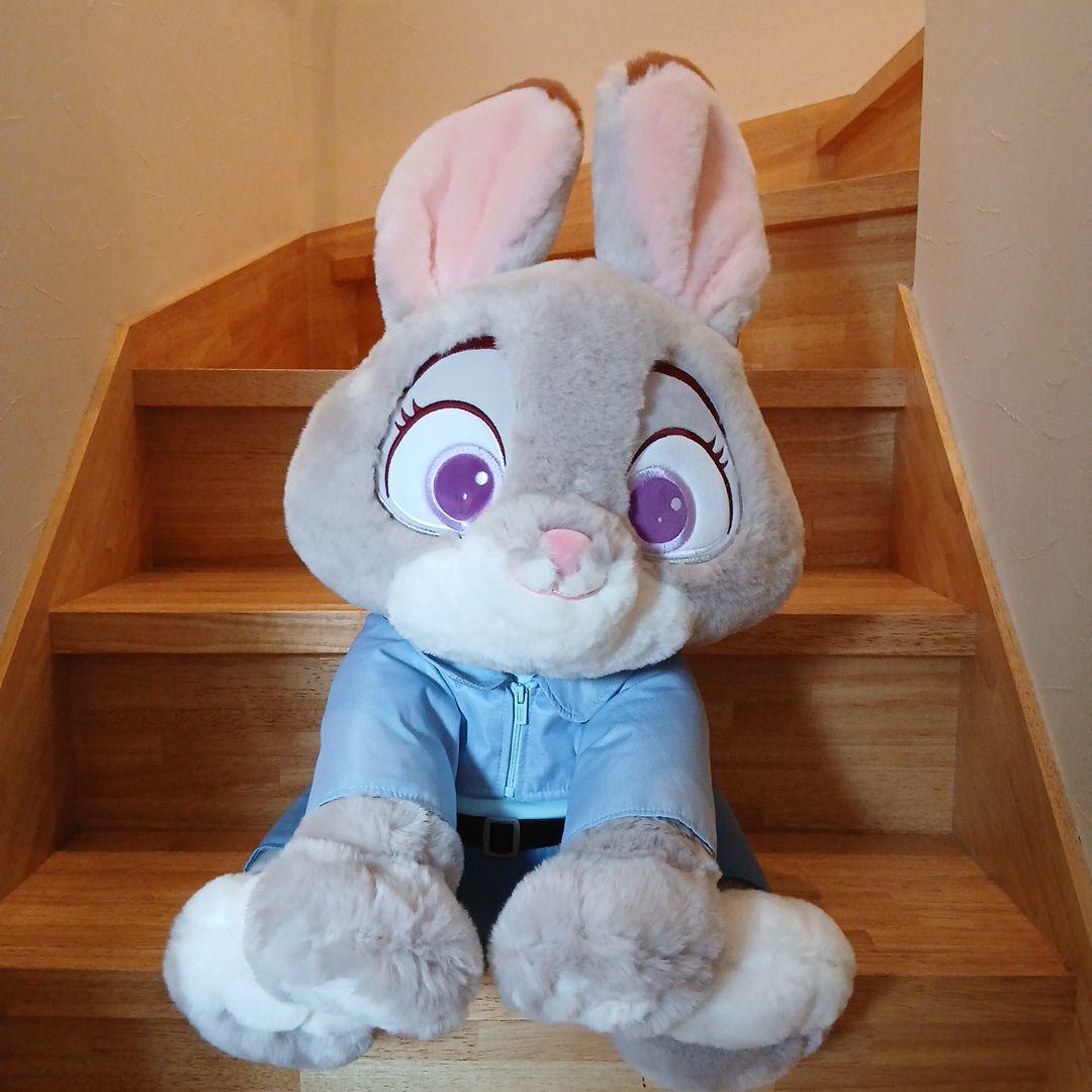 ディズニー　ズートピア　ビッグ　ぬいぐるみ　ジュディ　ブランケット付き　50cm