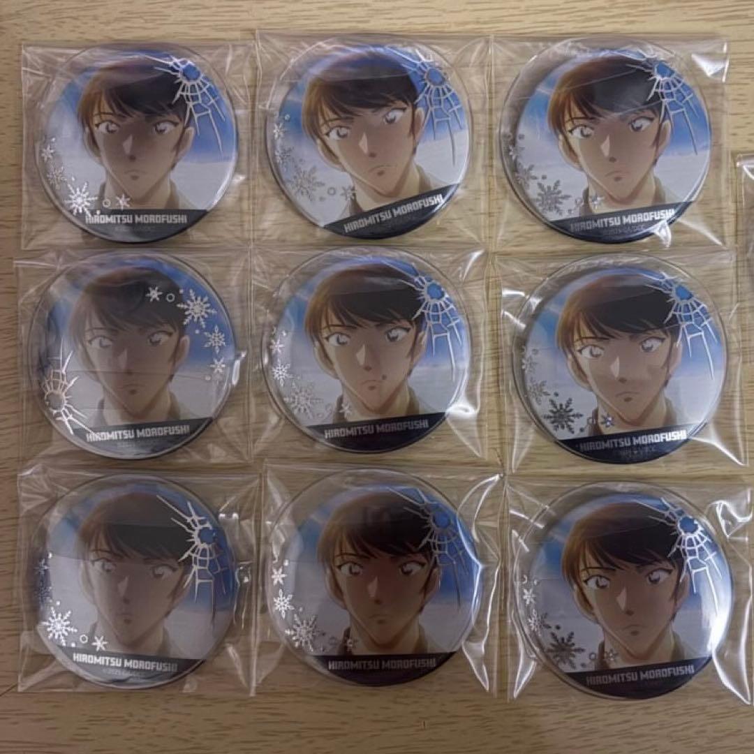 名探偵コナン 隻眼の残像 場面写缶バッジ カバー付き 諸伏景光 5個