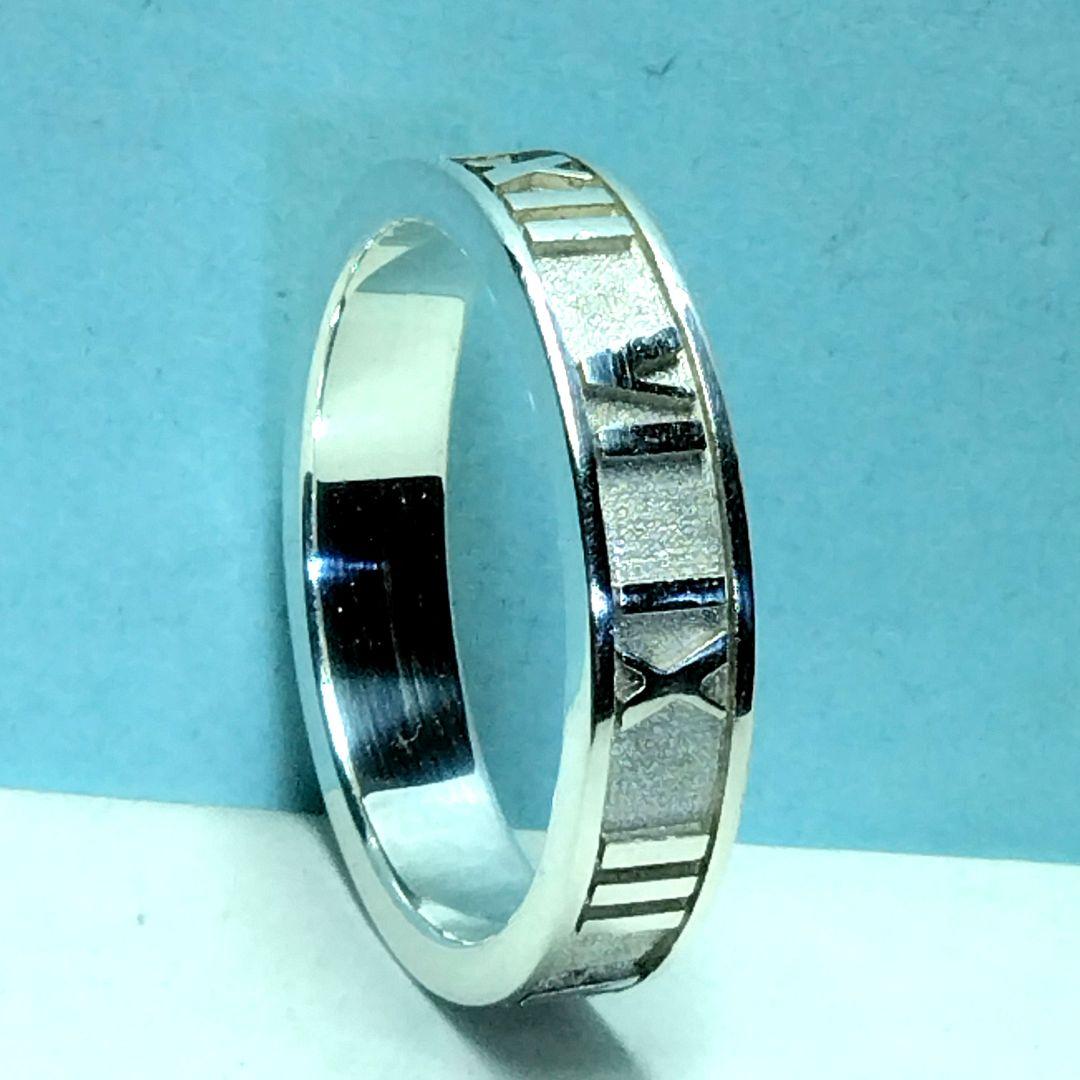 ティファニーアトラススリムリング　12.5号　新品仕上げ　ほぼ無傷未使用に近い