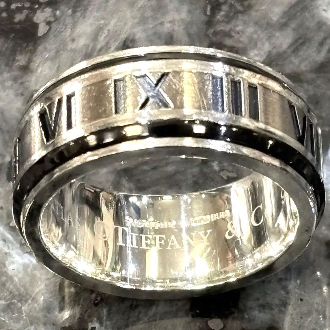 専用Tiffany ティファニー ATLAS シルバー925チタンリング 14号