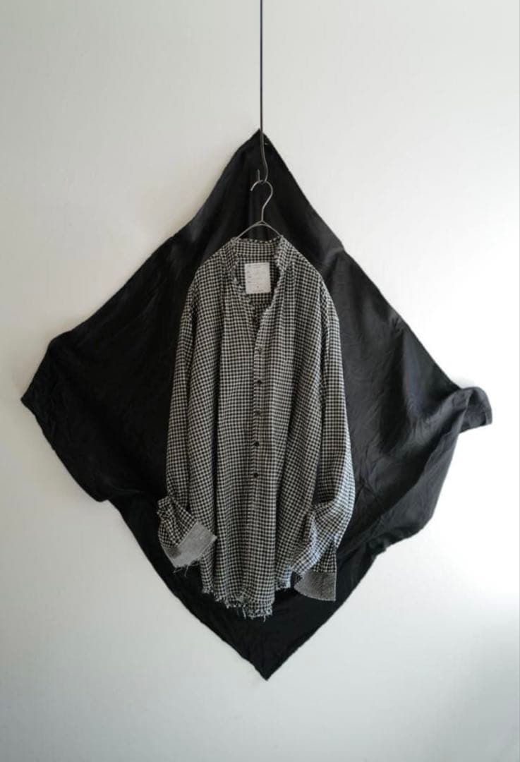 KA_ZU様BLACKBIRD Ex Cut Off Collar Shirt KA_ZU様BLACKBIRD Ex Cut Off Collar Shirt