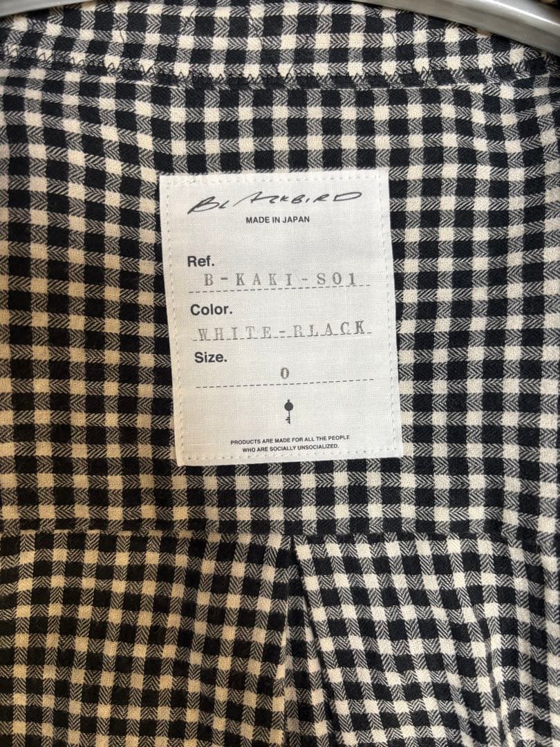 KA_ZU様BLACKBIRD Ex Cut Off Collar Shirt