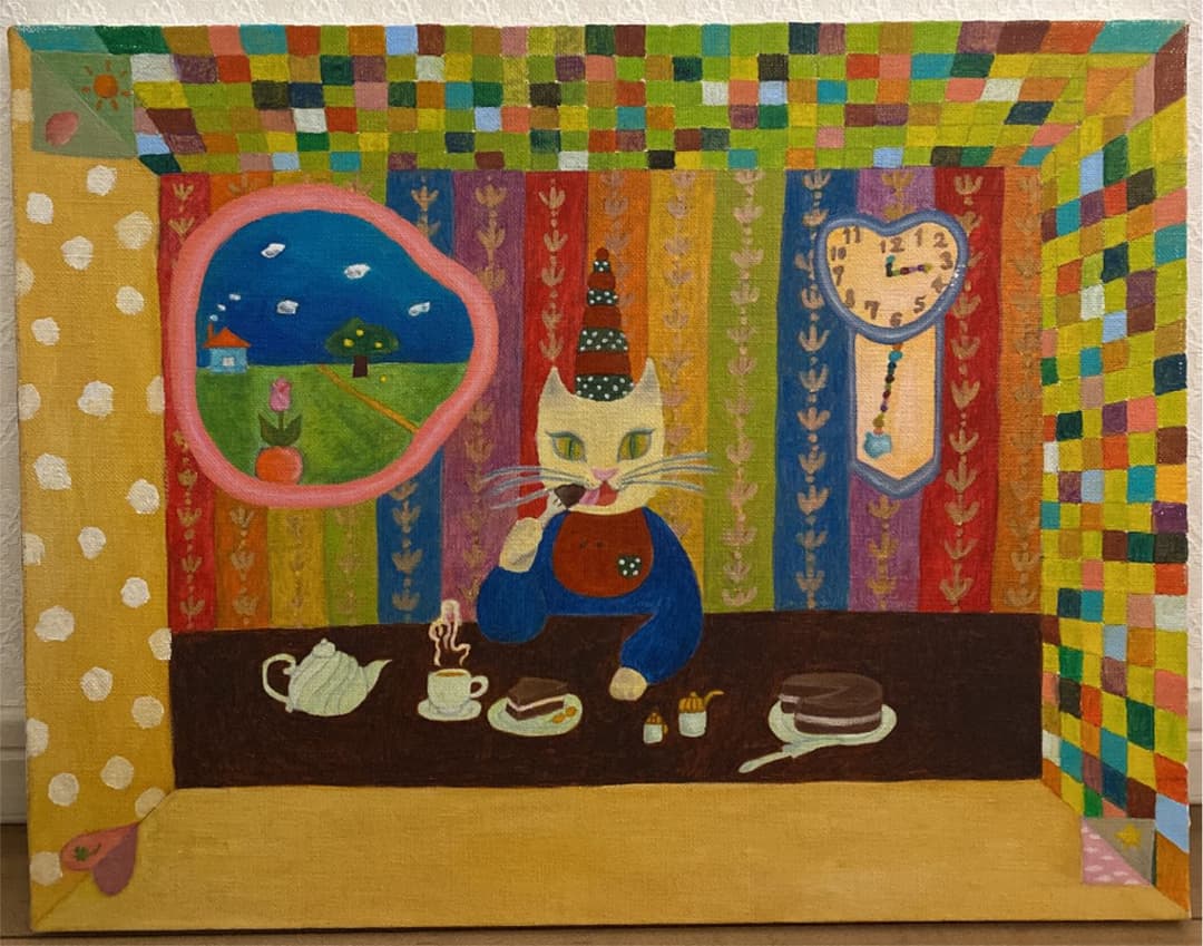 ニャンともおいしいおやつタイム