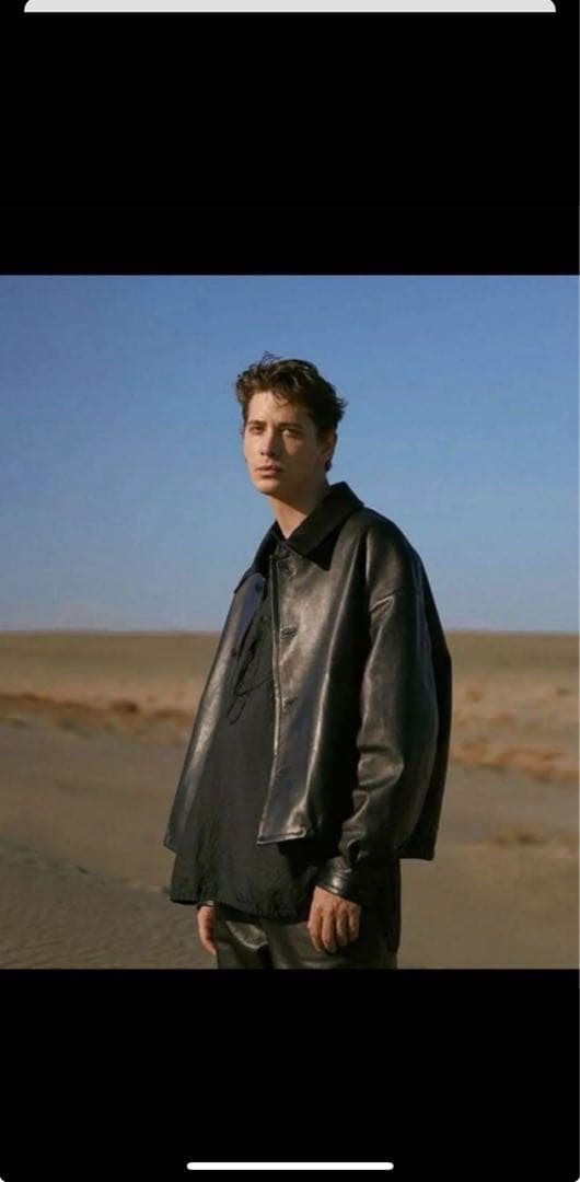 LIDNM LEATHER SHORT BLOUSON M ブルゾン　短丈