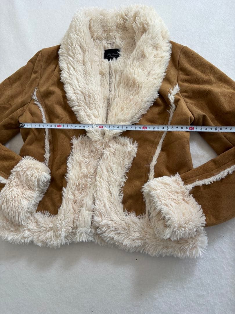 レア✴︎00sy2k ムートンファー スリム平成ギャル 小悪魔 ゴシック