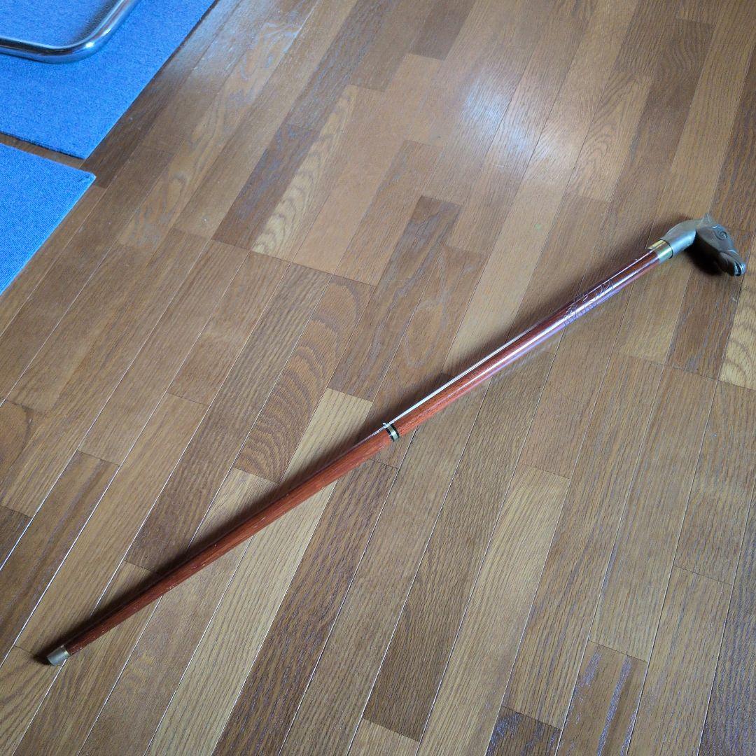 (アンティーク)馬の頭のハンドル付き杖 馬の気品を纏う、2026年の縁起杖🎍🐎 | つえ姫 | 大丸心斎橋店公式