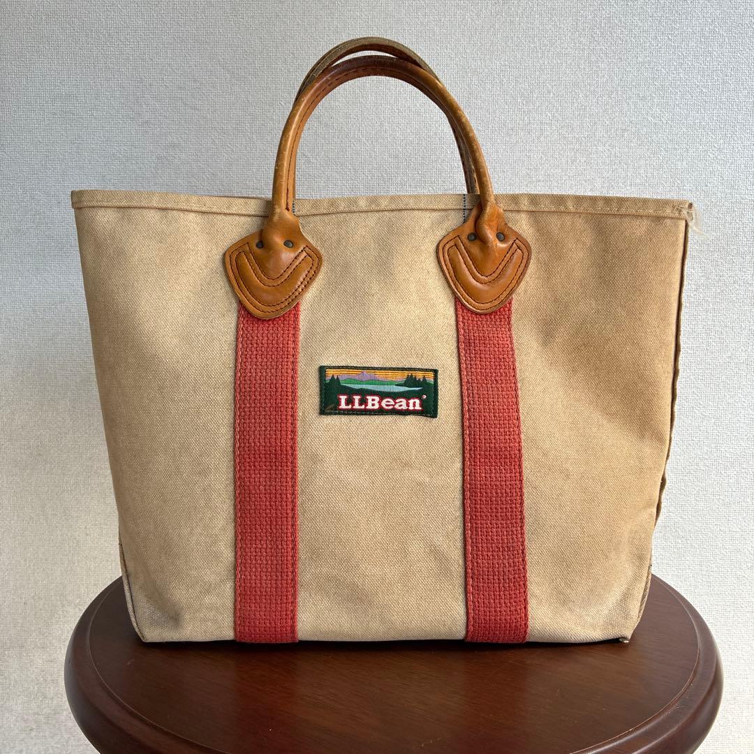 LLBean トートバッグ 赤
