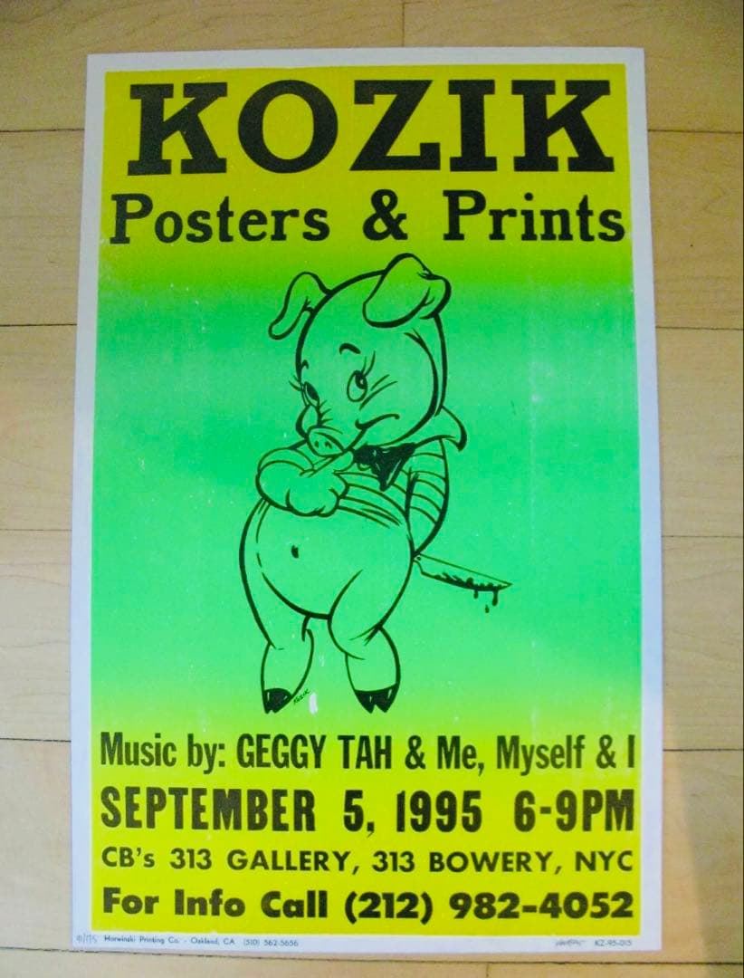 Kozik Posters & Prints シルクスクリーンポスターです。