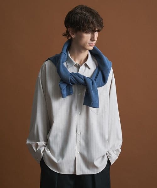 超高級☆未使用級◎PUBLIC TOKYO コンフォートリラックスシャツ L