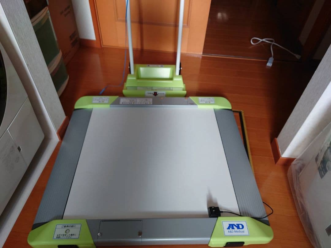 バリアフリースケール 車椅子用 AD-6106R 体重測定器