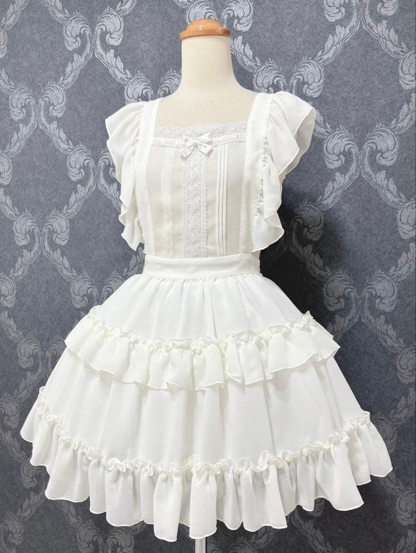 Pina sweetcollection ティアードフリルエプロン ロリィタ