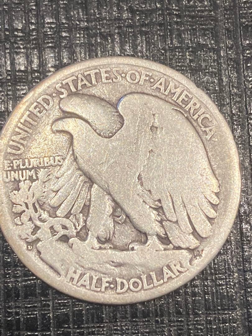 1918 ウォーキングリバティ ハーフダラー 銀貨 コイン 50セント - メルカリ