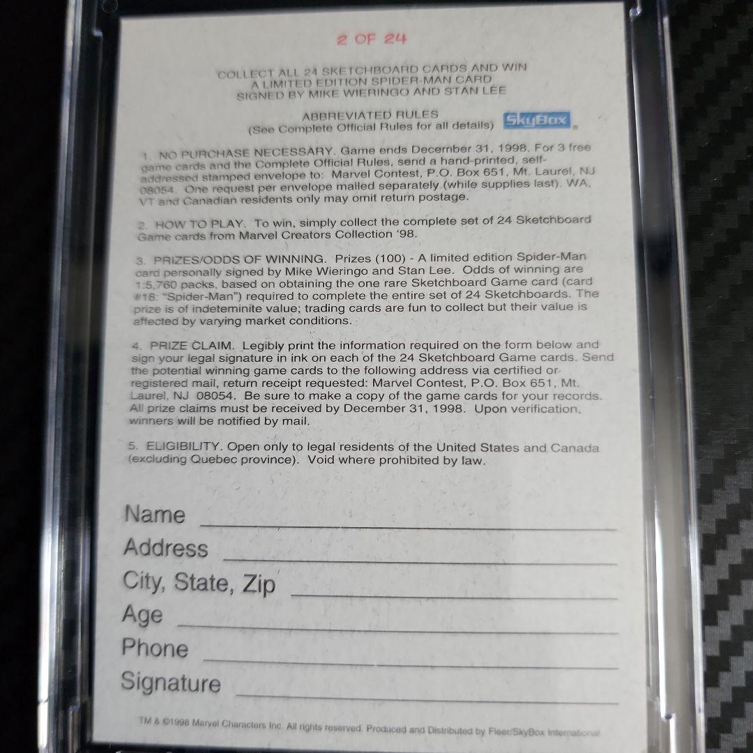 1998 skyBox Sketchboard blue ウルヴァリン 青 - メルカリ