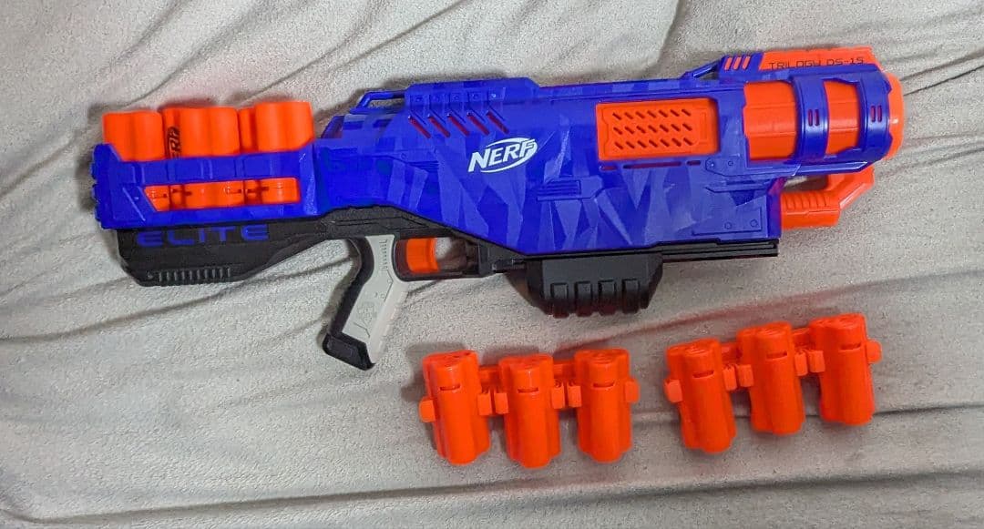 最終値下げ ナーフ トリロジー＆シェルアップグレードキット×2 セット 新製品】ナーフ トリロジー用の予備カートリッジが別売に…シェルホルダ