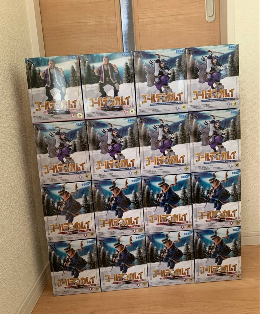 ゴールデンカムイ　フィギュア　3種　杉元佐一　白石由竹　アシリパ　16点