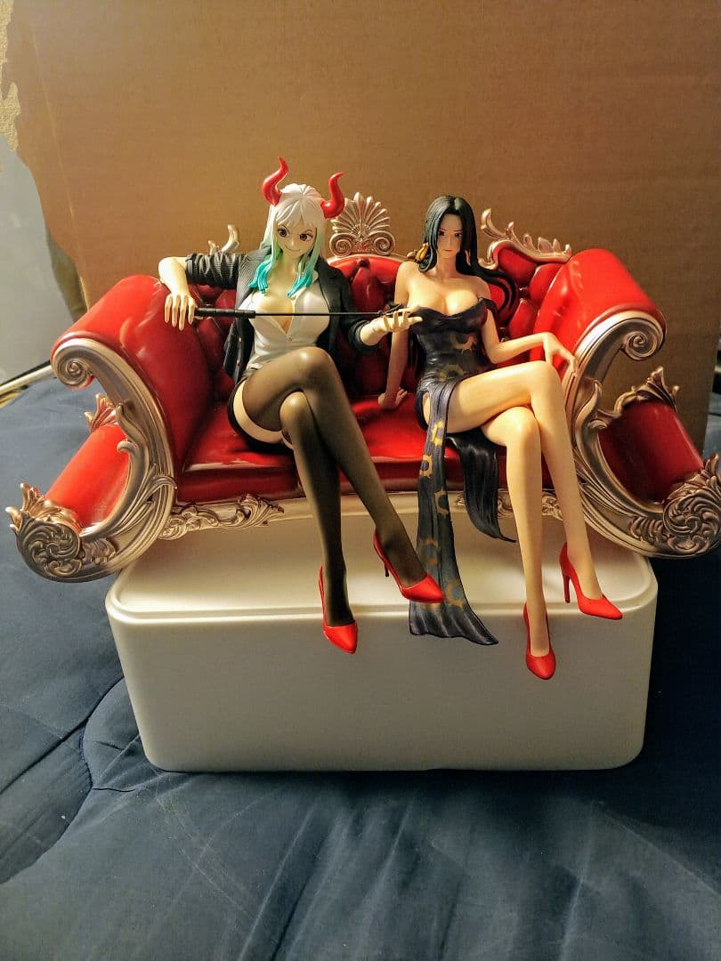 ワンピース ヤマト ガレージキット フィギュア + ボア・ハンコック 美少女