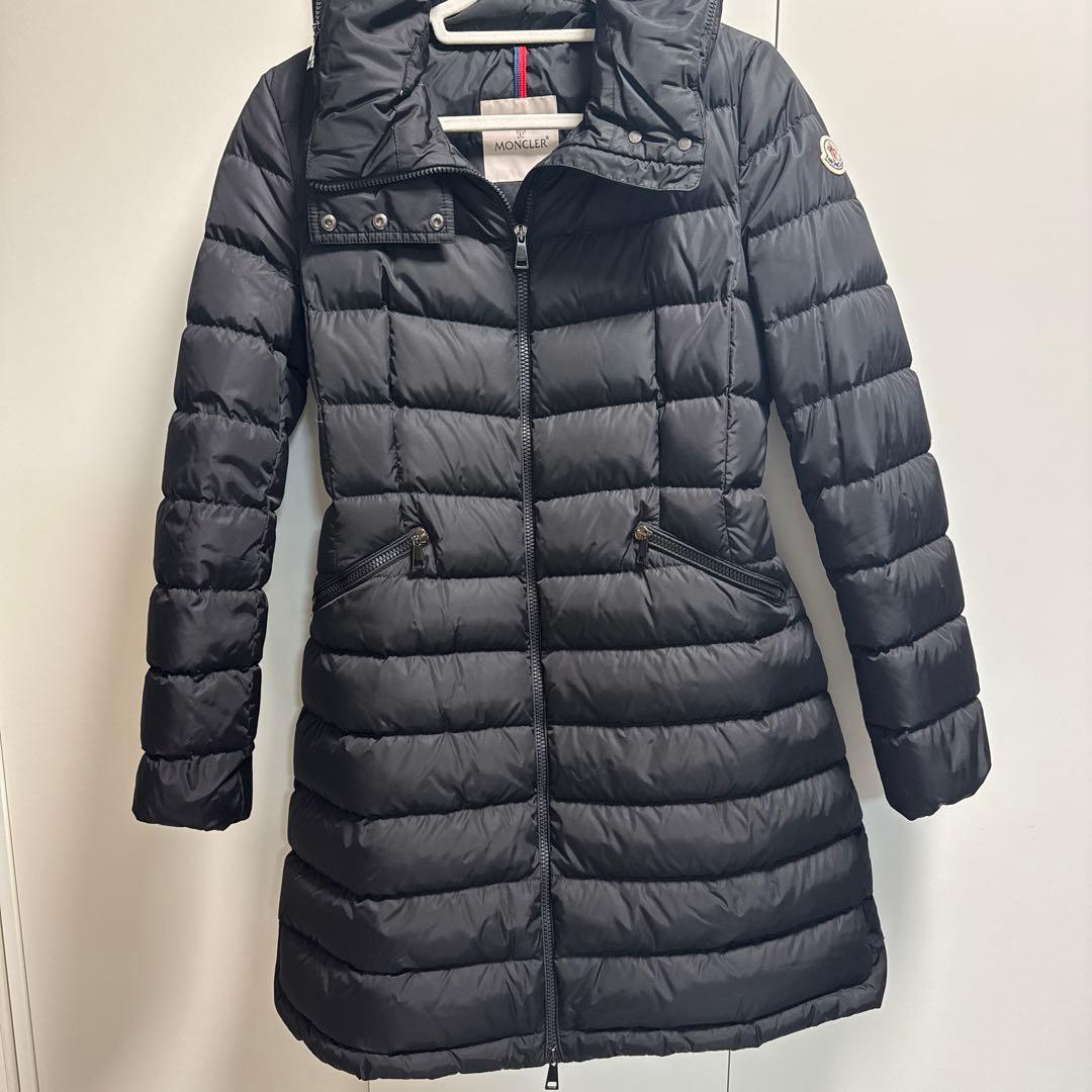 MONCLER ロングダウンジャケット　モンクレール　フラメッテ　サイズ2