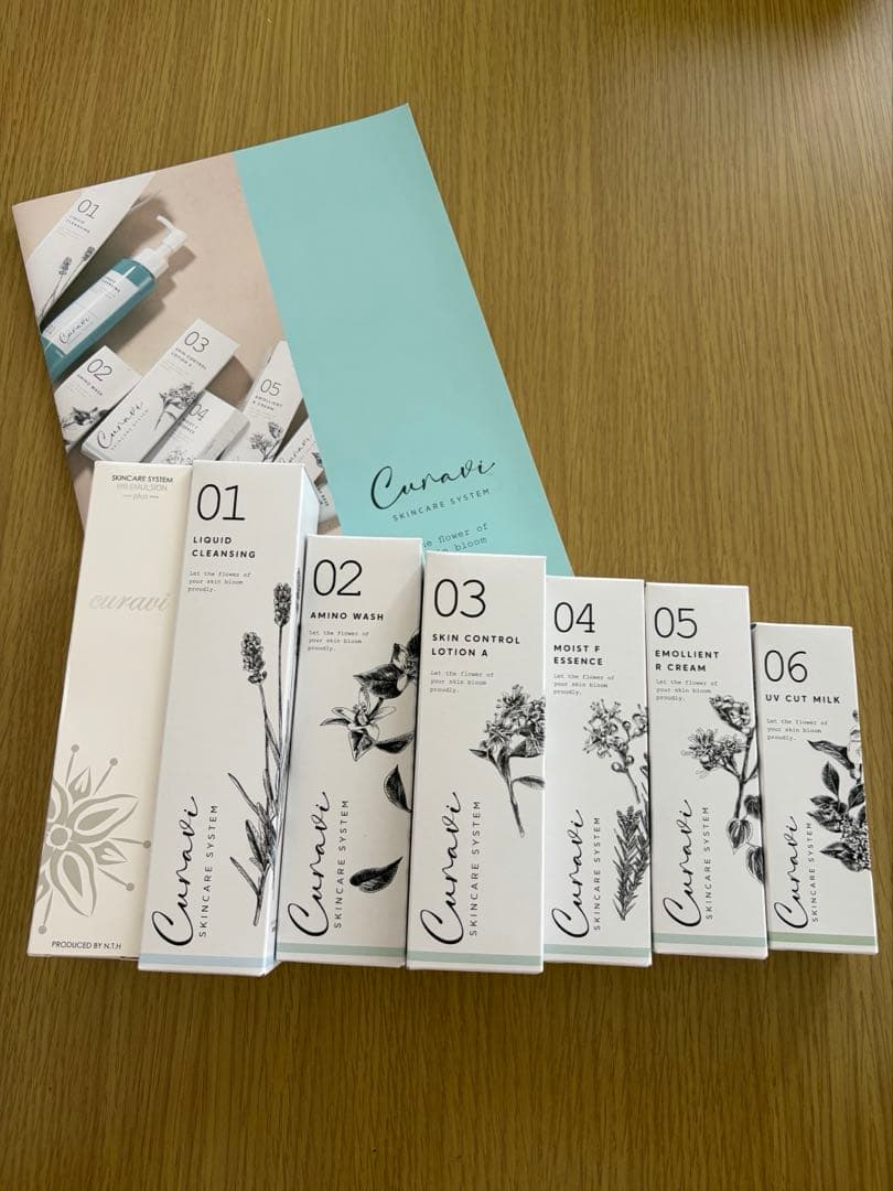 クイーンズヘナ　キュラヴィ　スキンケア　7点セット　(おまけ付き ヘアバンド)