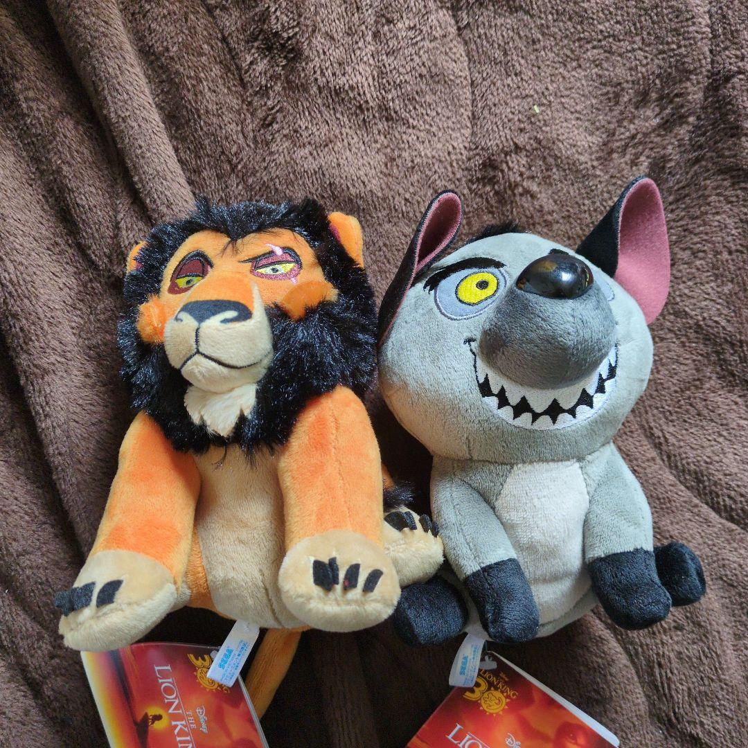 ライオンキング スカー、ハイエナぬいぐるみ セット③ - メルカリ