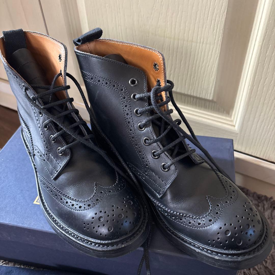 Trickers wing tip レディース　レースアップブーツ　サイズは23 再値下げ】【WINTER SALE】トリッカーズ STEPHY ACORN ウィングチップ