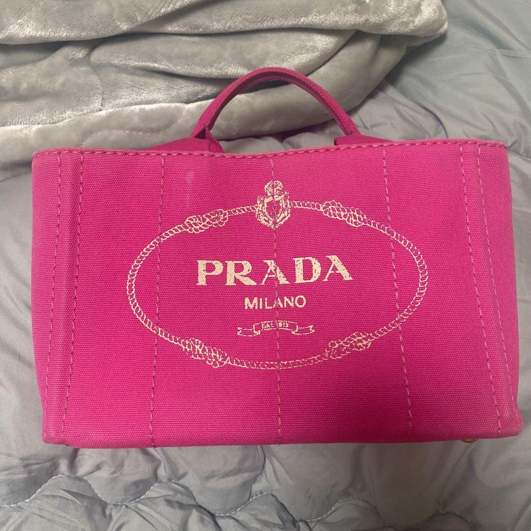 PRADA パック ブラック プラダ エクスプローラ ミディアム ナッパレザー トート
