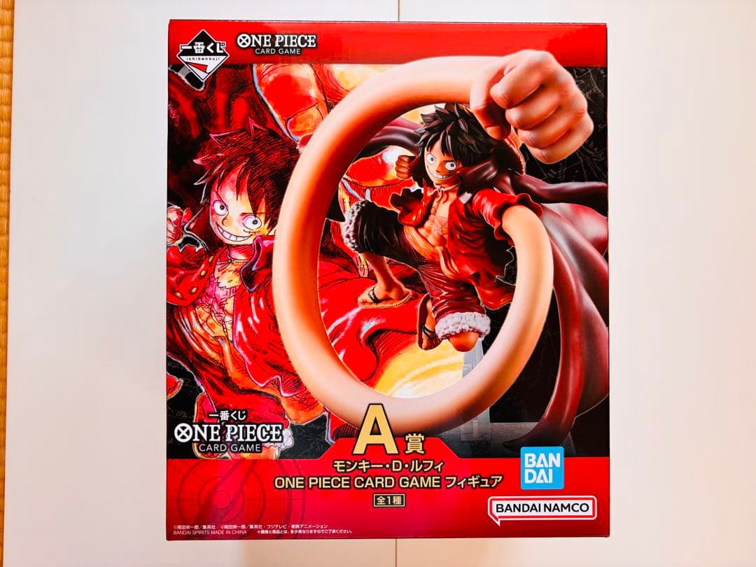 ワンピースカードゲーム　A賞・プロモセット　モンキー・D・ルフィ　1番くじ