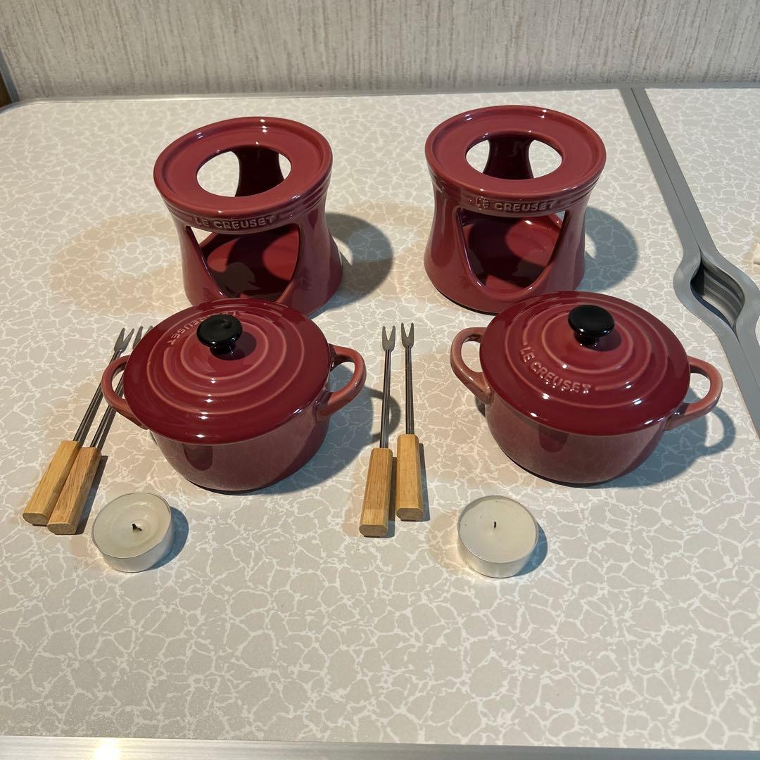 ル・クルーゼ チーズフォンデュセット - メルカリ