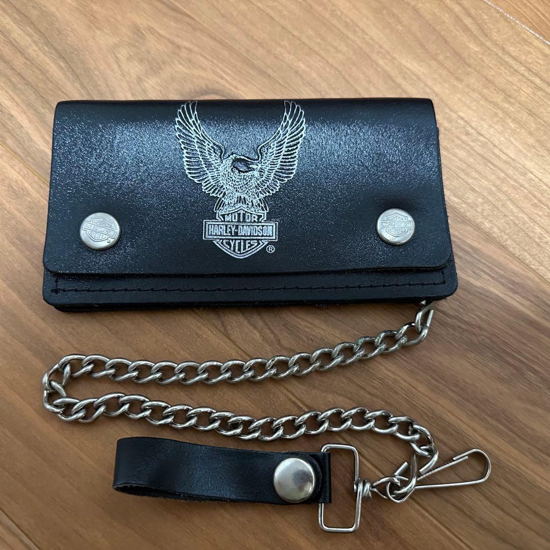 ハーレーダビッドソン　財布　トラッカーウォレット　ヴィンテージ