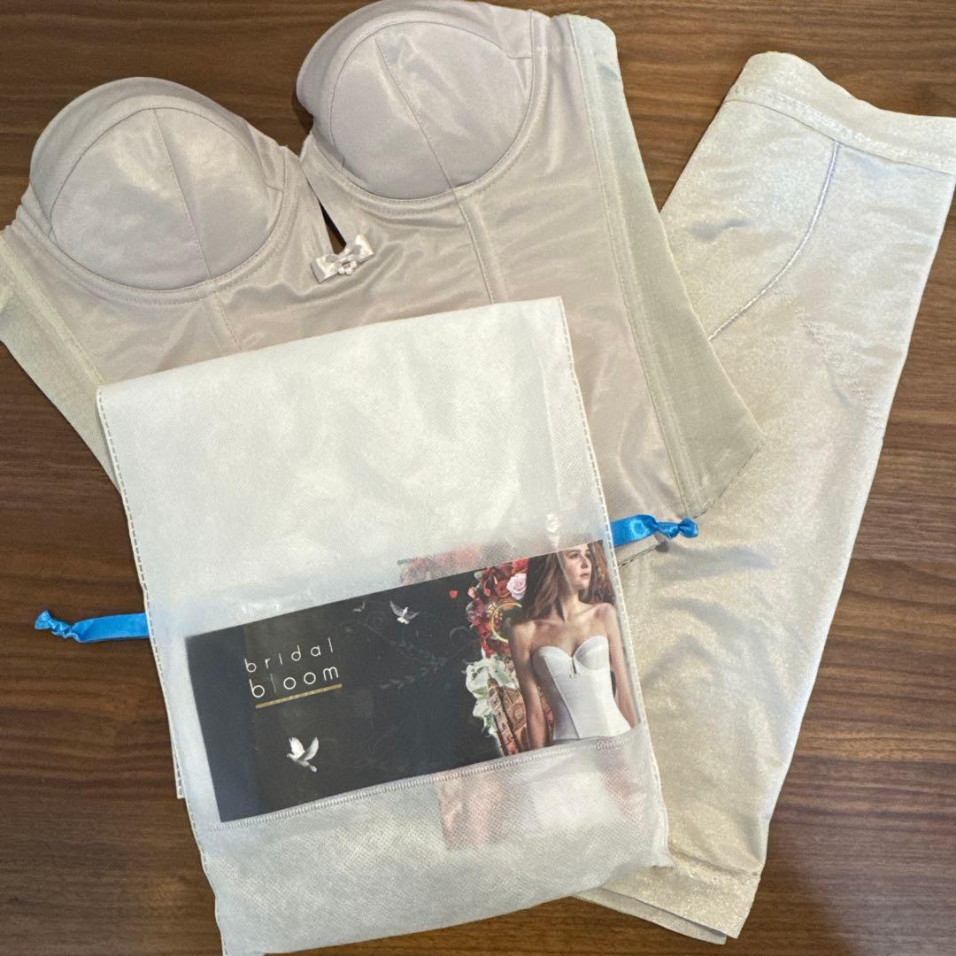 ブライダルインナー セット D70 ガードル パッド付き　bridalbloom マタニティガードル ご妊娠された花嫁様用のガードル【ブライダル