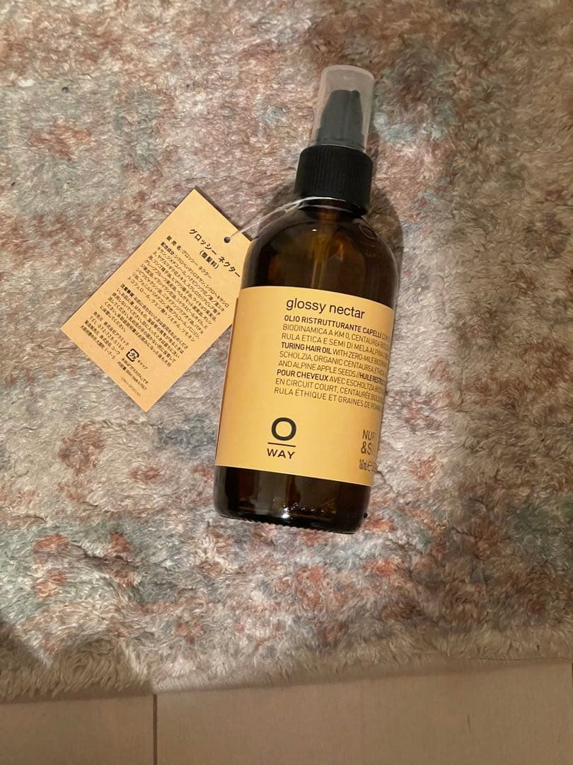 Oway glossy nectar ヘアオイル 160ml×2 glossy nectar: restructuring hair oil 160ml | OWAY