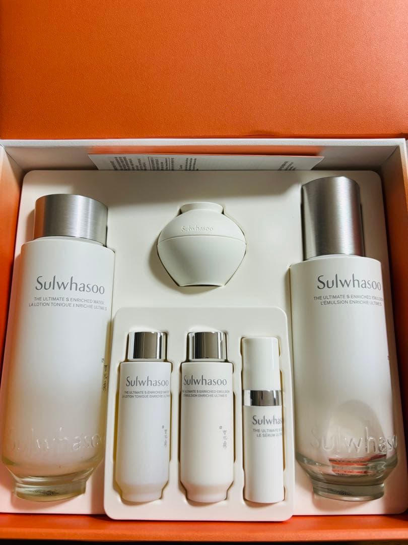 韓国化粧品雪花秀珍雪化粧水乳液セット