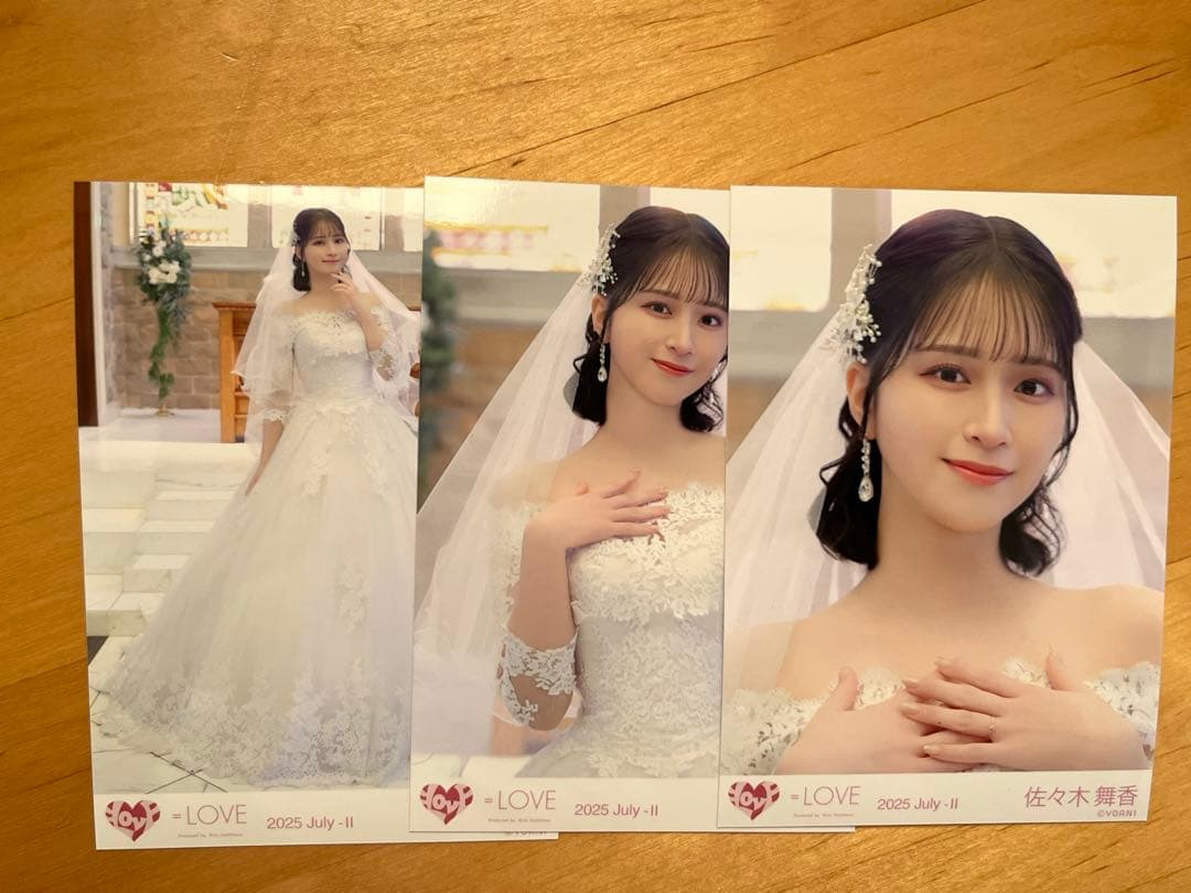 佐々木舞香 恋人以上、好き未満 ウェディングドレス S115649126