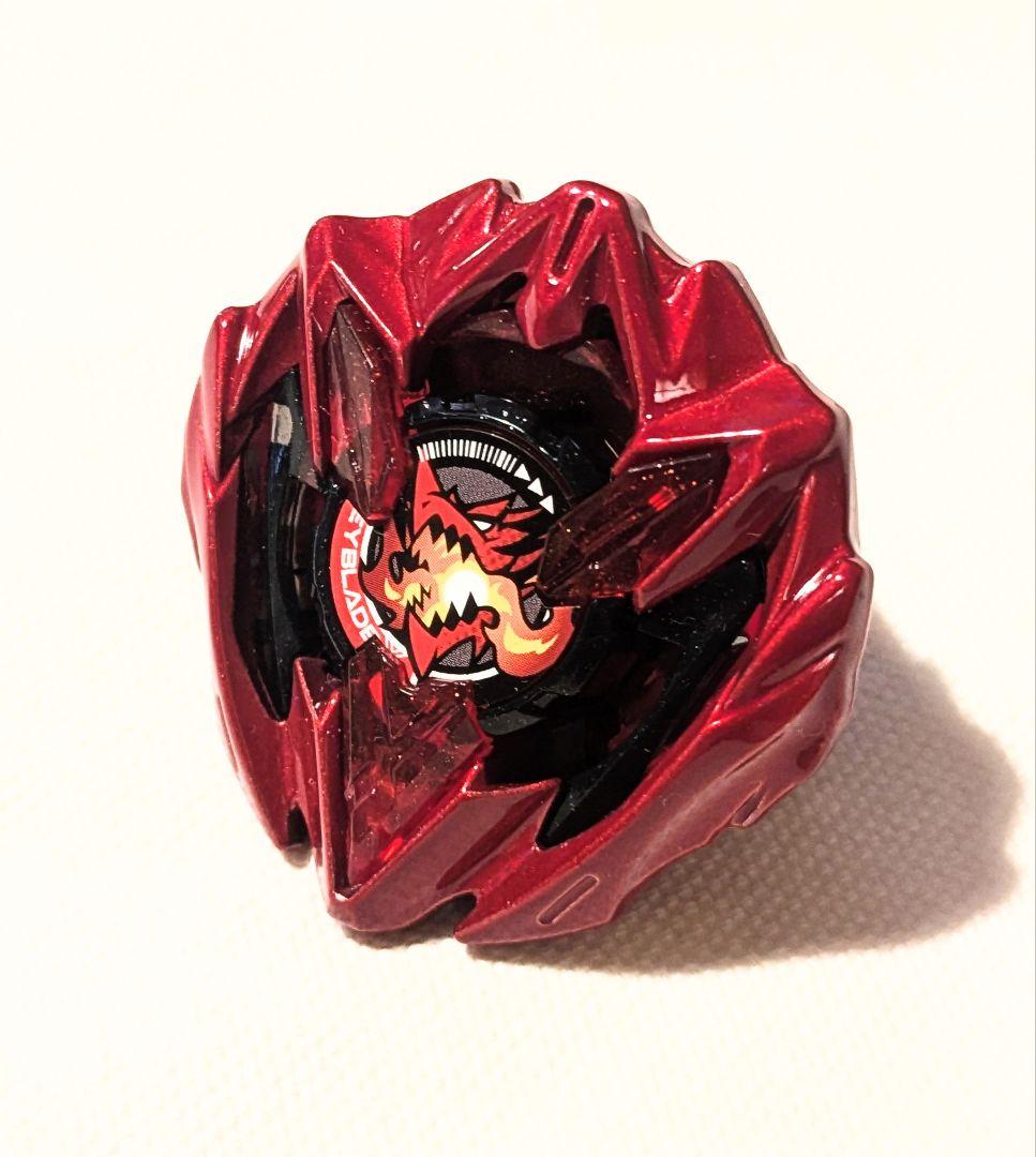 ベイブレードX　ドランバスター　メタルコート　レッド