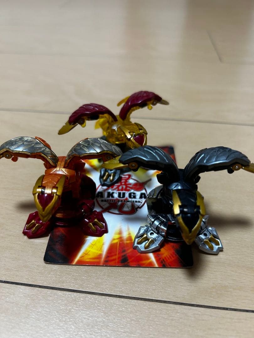 爆TECH爆丸　鳳ガノレーダ　ジーガノレーダ オレンジ 黒 黄色