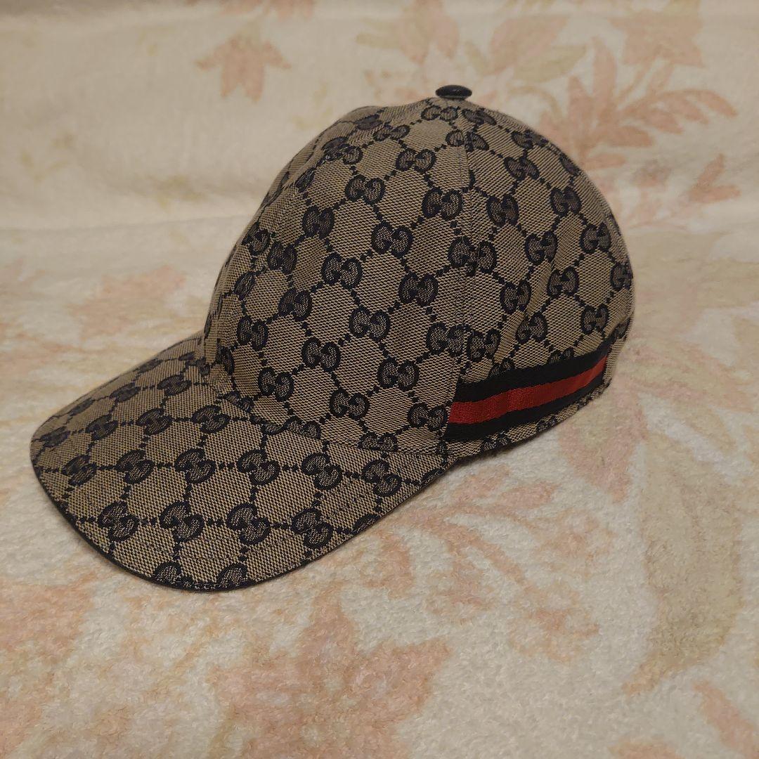 Gucci GGパターン キャップ　Lサイズ Gucci GGパターン キャップ - メルカリ