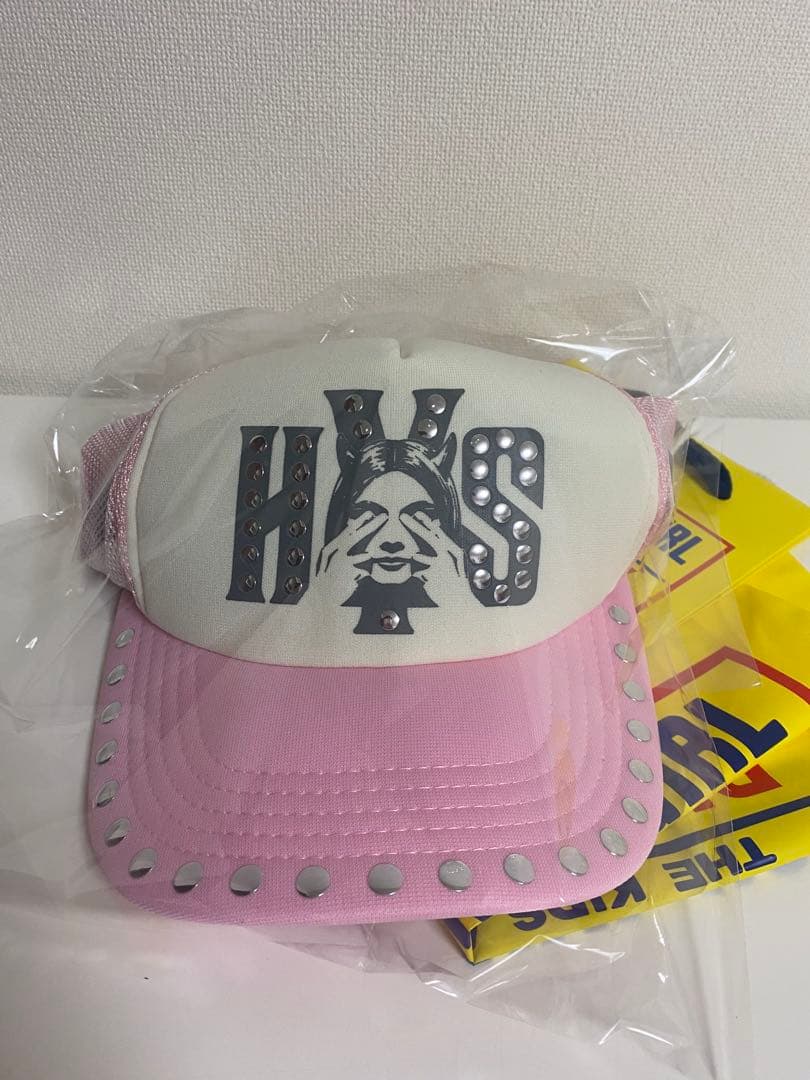 twice サナ着用】ヒステリックグラマー スタッズ メッシュキャップ