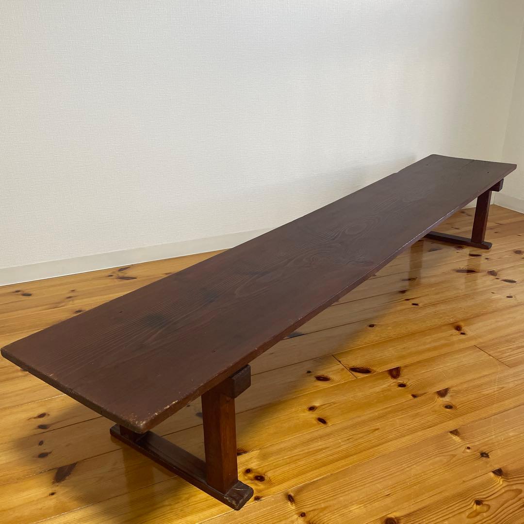 アンティーク 裁ち台 裁板 一枚板　柿渋塗り　昭和レトロ