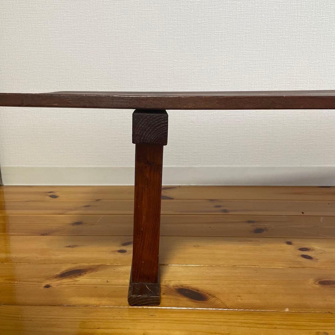 アンティーク 裁ち台 裁板 一枚板 柿渋塗り 昭和レトロ