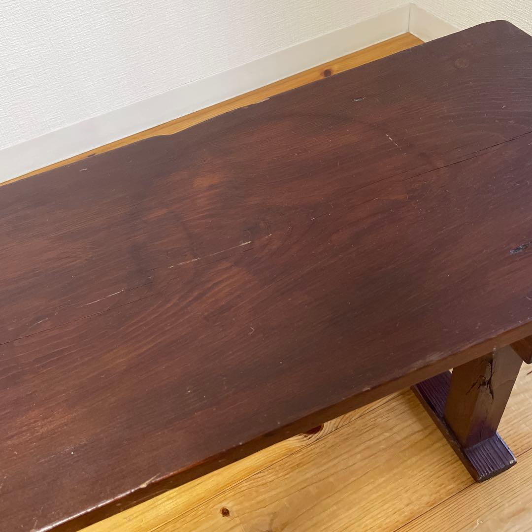 アンティーク 裁ち台 裁板 一枚板 柿渋塗り 昭和レトロ