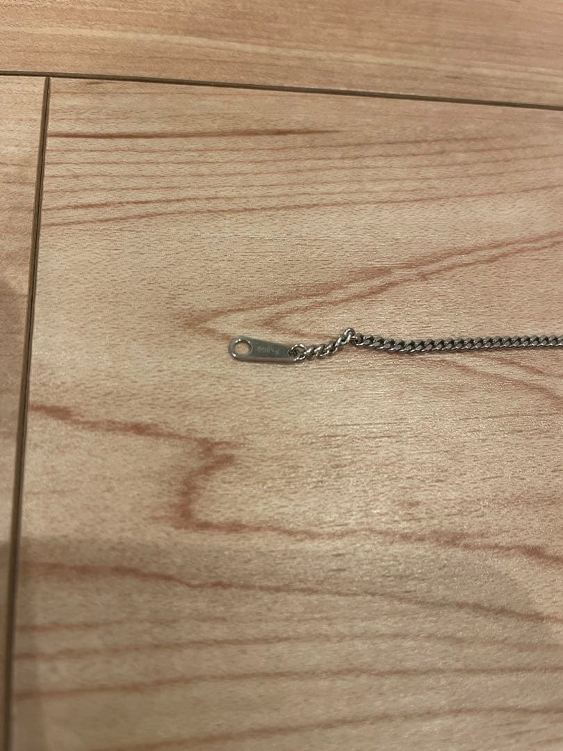 プラチナネックレス　pt850 10.00g　喜平　2面　50センチ　2ミリ幅