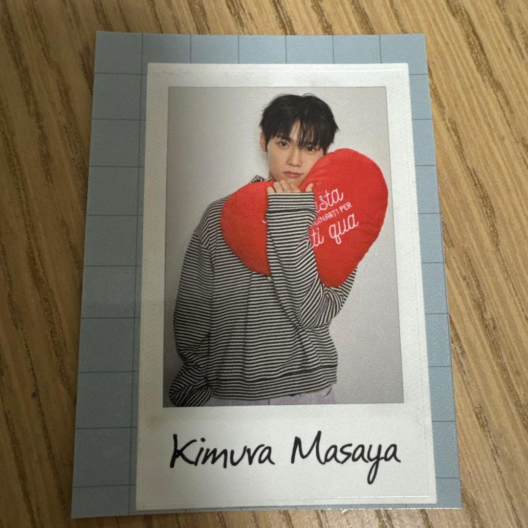 INI 写真集 木村柾哉 タワレコステッカー - メルカリ