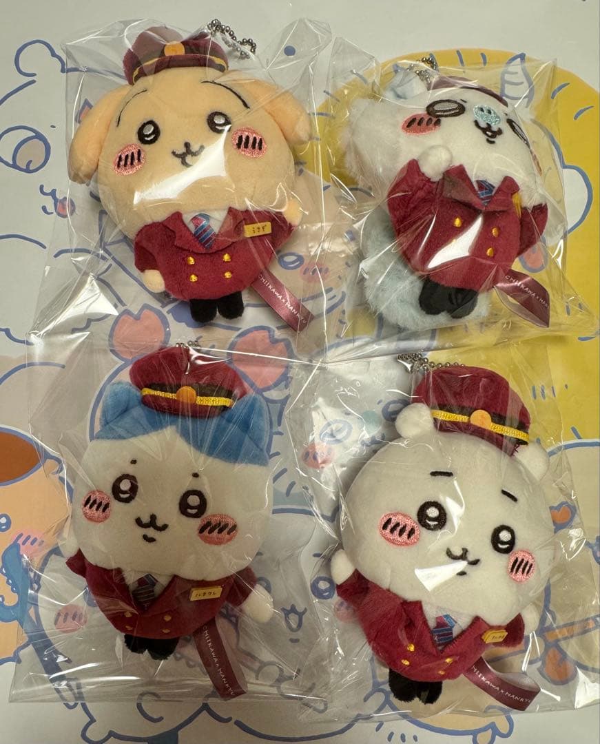 ちいかわ　阪急　マスコット　阪急電車なマスコット　4点セット