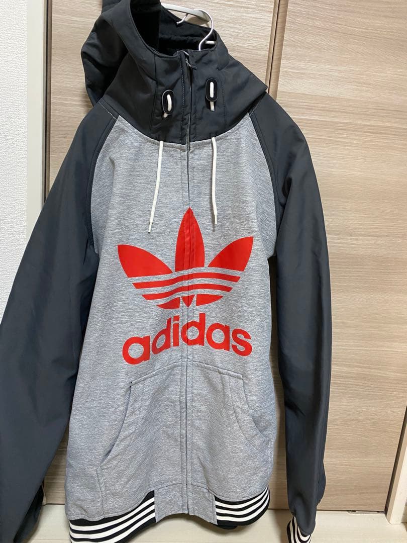 adidas スノーボードウェア フード付き Mサイズ