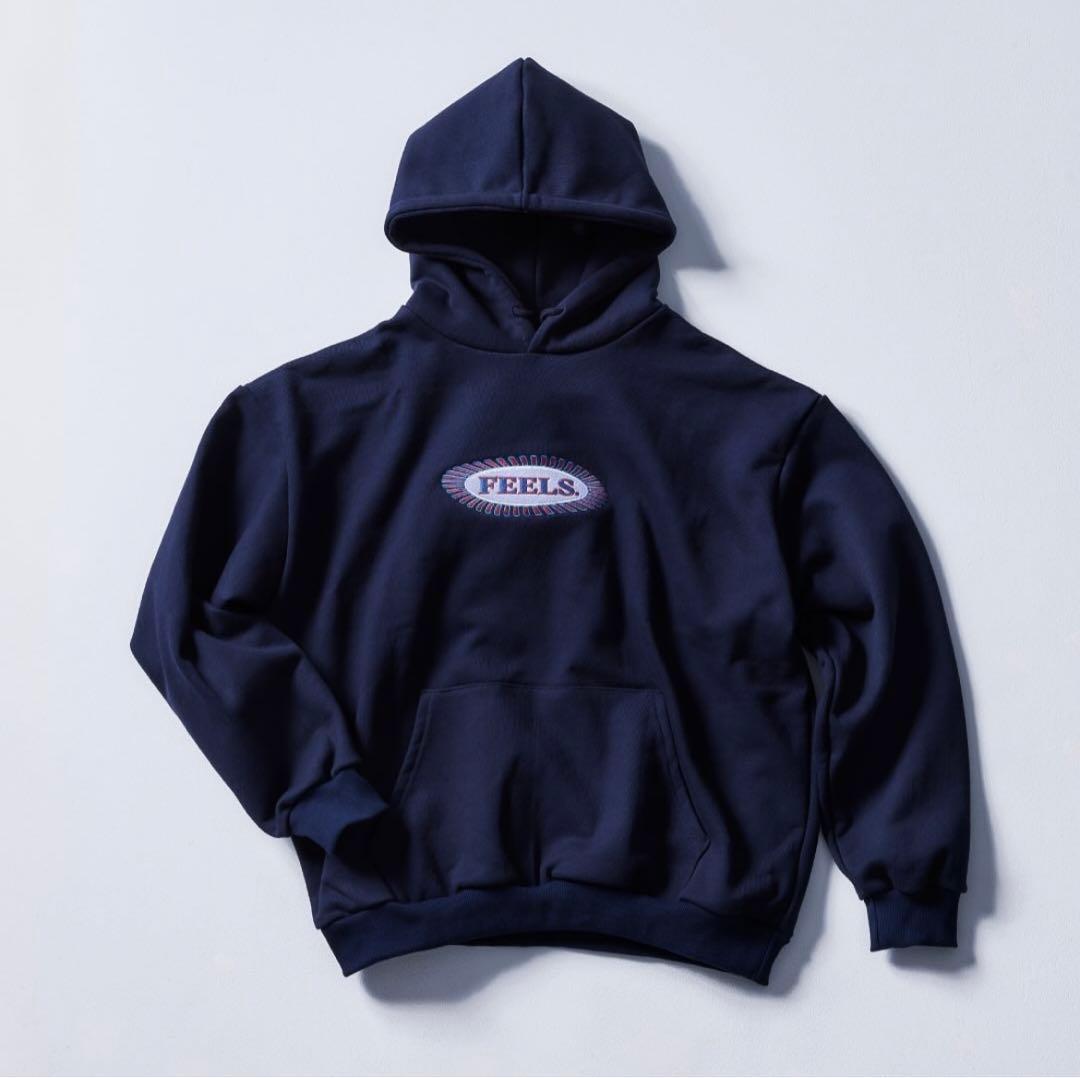 新品未使用＊feels. 上杉柊平(Holly Q)パーカー/ネイビー/Lサイズ
