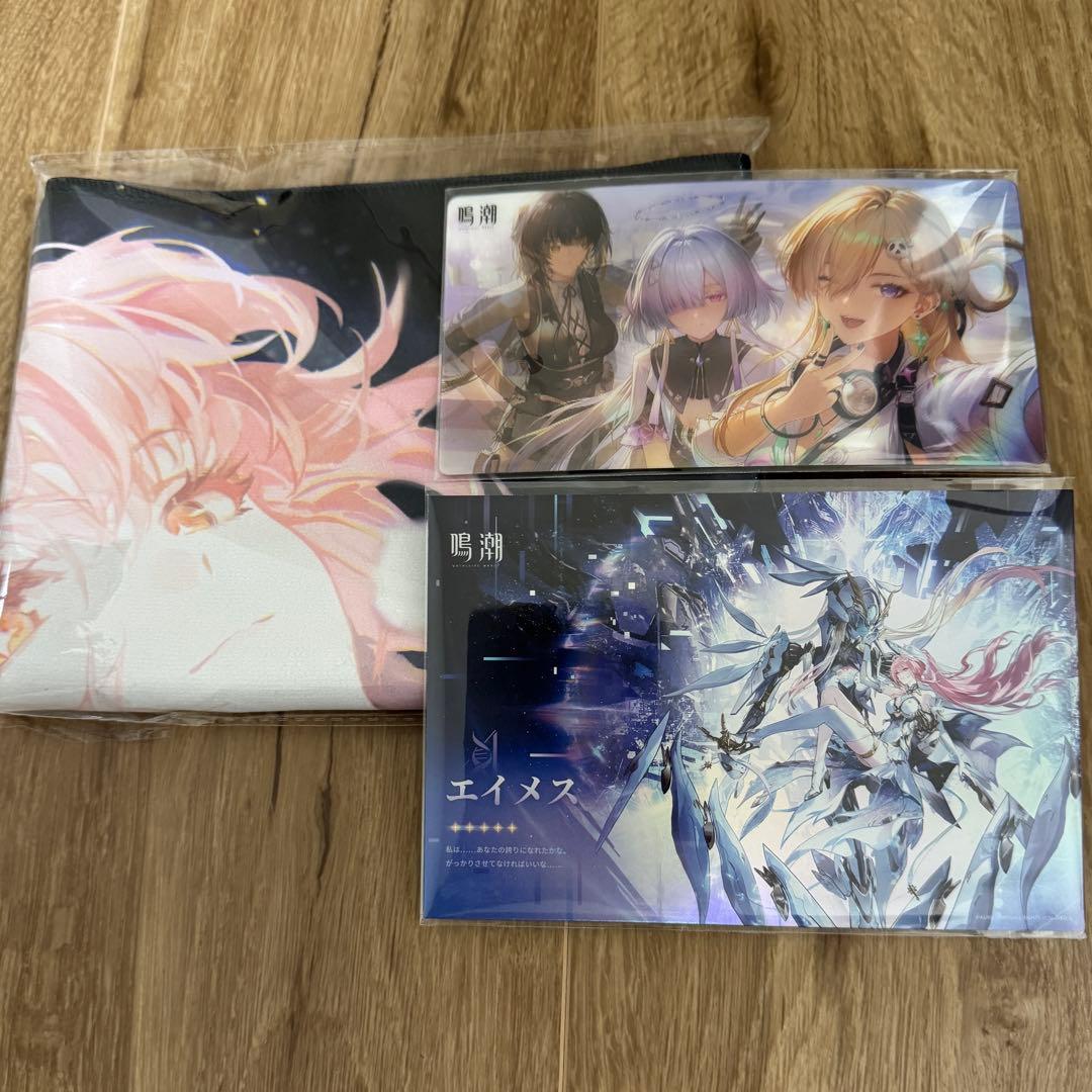 鳴潮 ライブ 限定 エイメス タオル ポストカード、レンチキュラーカード