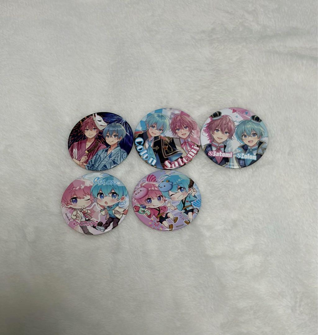 すとぷり ころん さとみ 缶バッジ まとめ売り - メルカリ