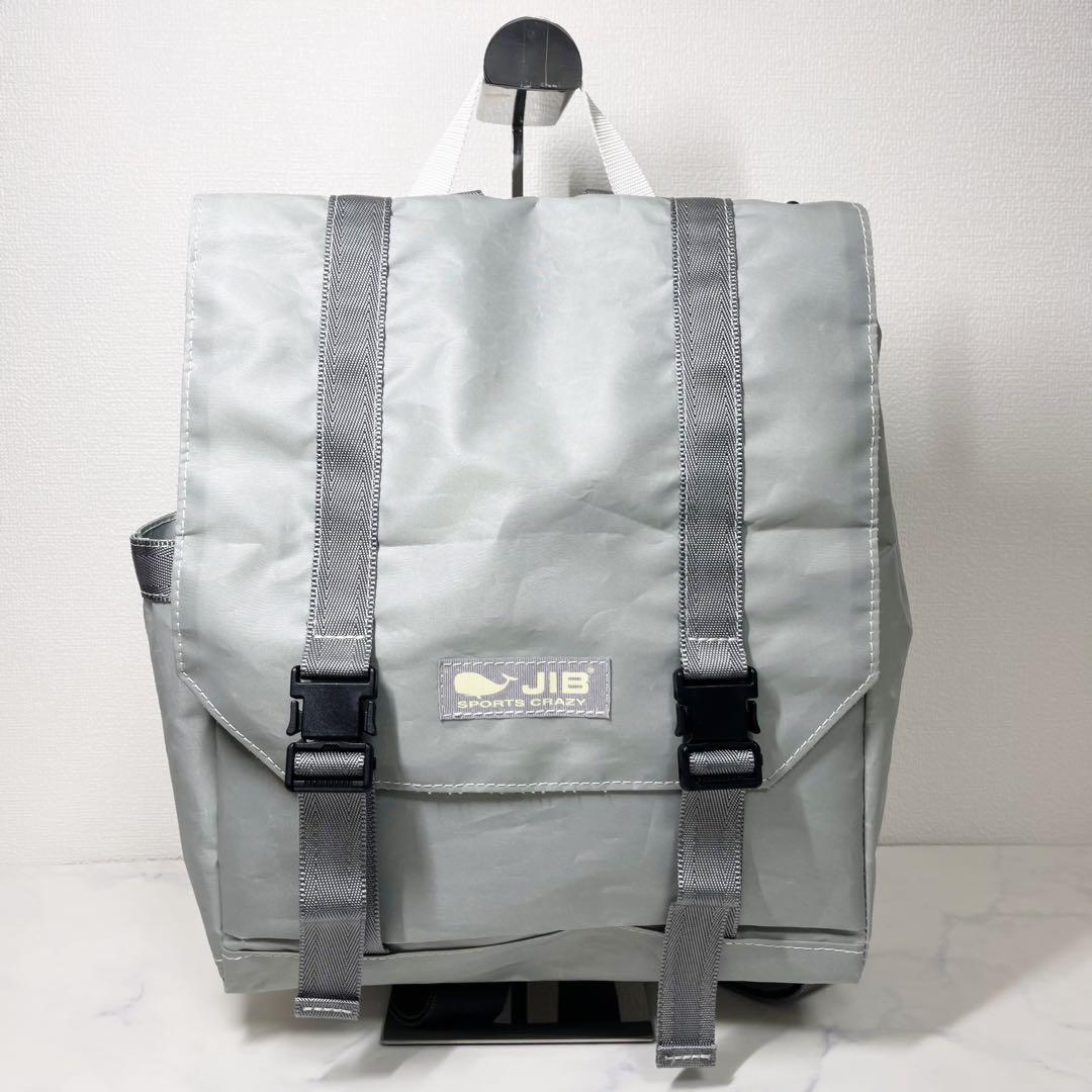 アキコJIB スクエア リュックバッグ セイルクロスバッグ 軽量 クジラ